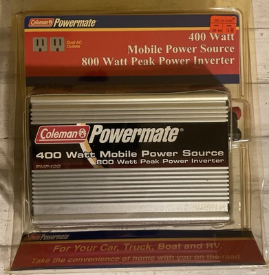 #ad #ad Coleman Powermate 400 Watt Mobile Power Source 800 Watt Peak Power Inverter $39.99