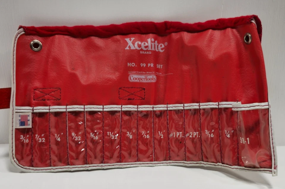 Xcelite 99PR 14-Piece Nut Driver/Screwdriver Set with Roll-up Canvas Case, USA - Image 3 of 4