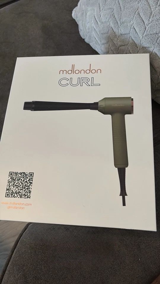 MD LONDON mdlondon CURL Hair Curling Wand 4-in-1 Curler with 10mm 25mm 32mm Barrels case