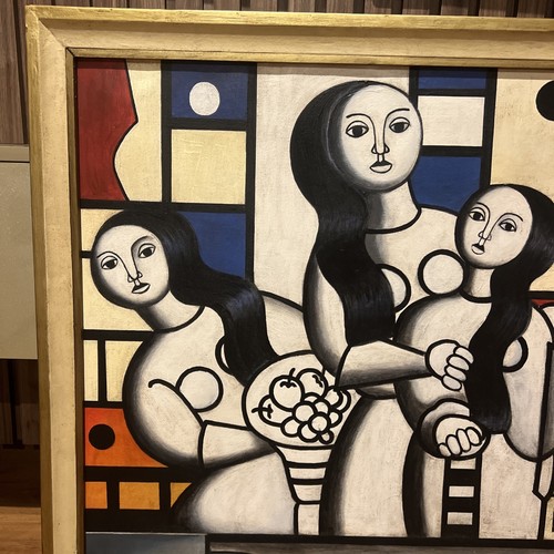 Wonderfull Oil Painting Canvas Fernand Leger, Painter French. Cubism - Picture 6 of 11