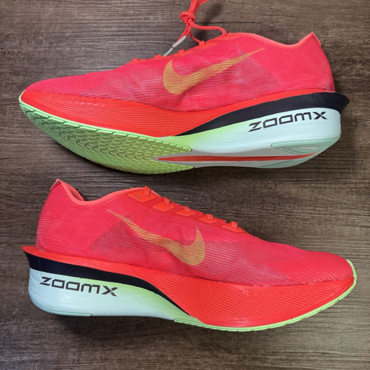 Nike ZoomX Vaporfly Next% 4 'Bright Crimson' Wmn's Sz 11.5/Mens Sz