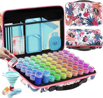  60-Compartment Storage Box, Specifically Designed for Adult DiamondPaintingKits