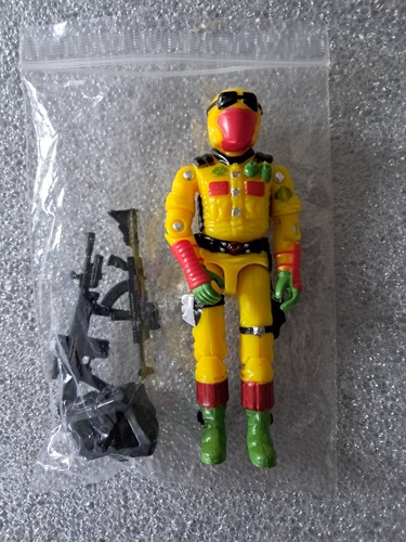 Gi Joe Black Major Hazmat Sludge Viper Figur 3.75 Eco Warriors