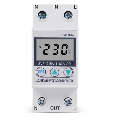 Intelligent OverUnder Voltage Protector with for current Limiting Display