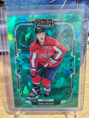 2025-26 O-Pee-Chee Platinum #62 John Carlson Turquoise Fragments #/249