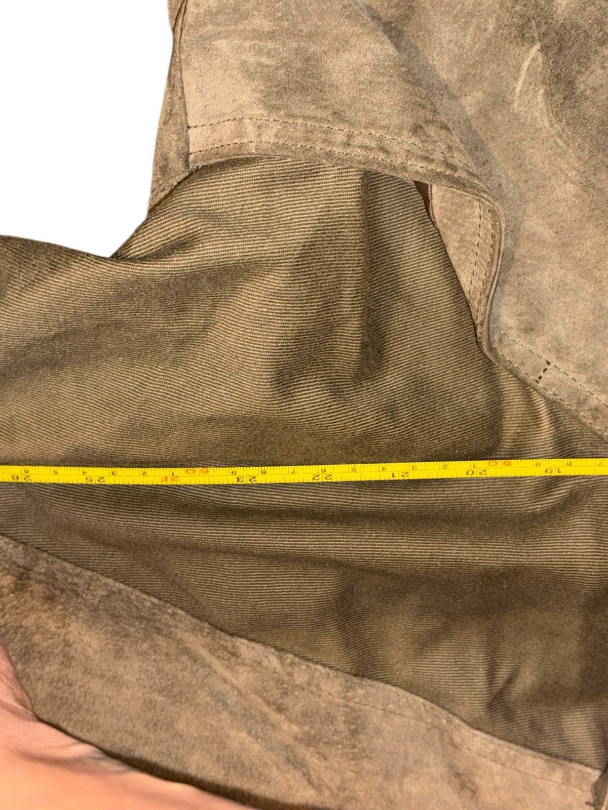 Split End LTD Leather Jacket Bomber Jacket Tan Br… - image 8