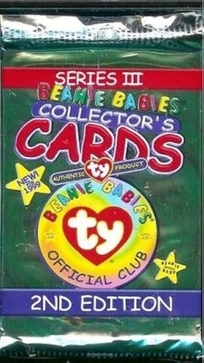 Ty Beanie Babies Collectors Cards Series III 2nd Edition - Factory Sealed Pack