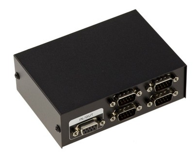 Switch-Gehäuse Serie RS232 DB9 - 4 Ports