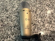 Behringer C-3 Condenser Microphone For Parts/Repair Noise In Line