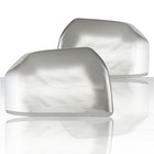 Upper Mirror Covers  for 2015-2020 Ford F-150 XL, XLT, Lariat, King Ranch-Chrome