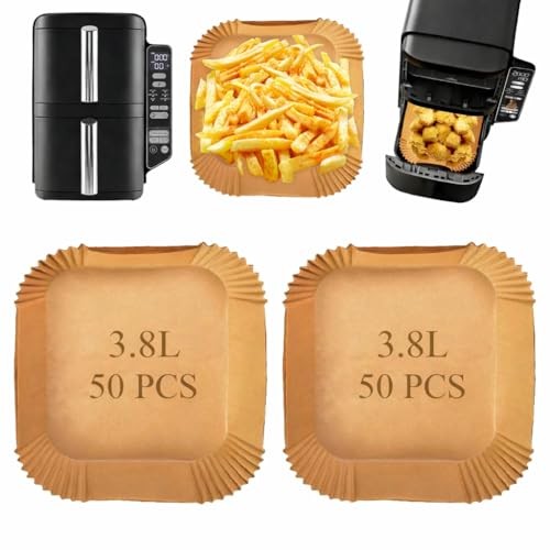 Finis les bacs gras grâce au papier cuisson air fryer pour Ninja Double Stack SL300EU antiadhésif