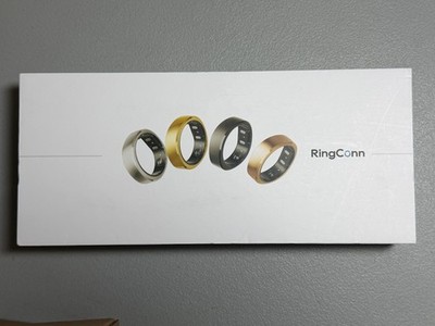 NEW RingConn Gen 2 Ultra-Thin Smart Ring Size 8 Royal Gold Health Tracking
