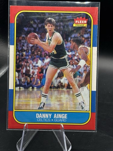 Danny Ainge 1986-87 Fleer NBA Basketball Rookie Card RC #4