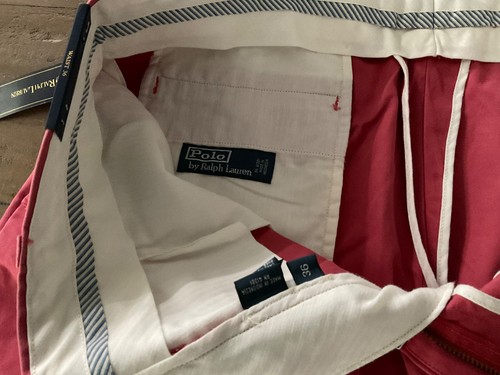 New Polo Ralph Lauren Shorts Classic Fit 9" Inseam Nantucket Red Size 36 NWT - Picture 12 of 17