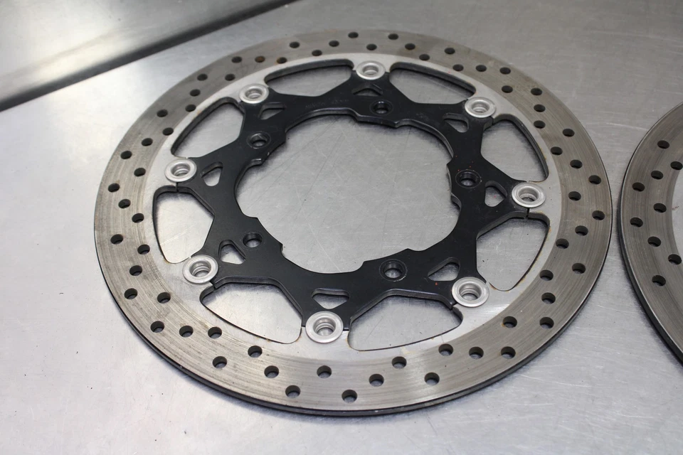 15-22 SUZUKI GSXS750 FRONT LEFT RIGHT BRAKE ROTORS DISCS Foto 2 de 4