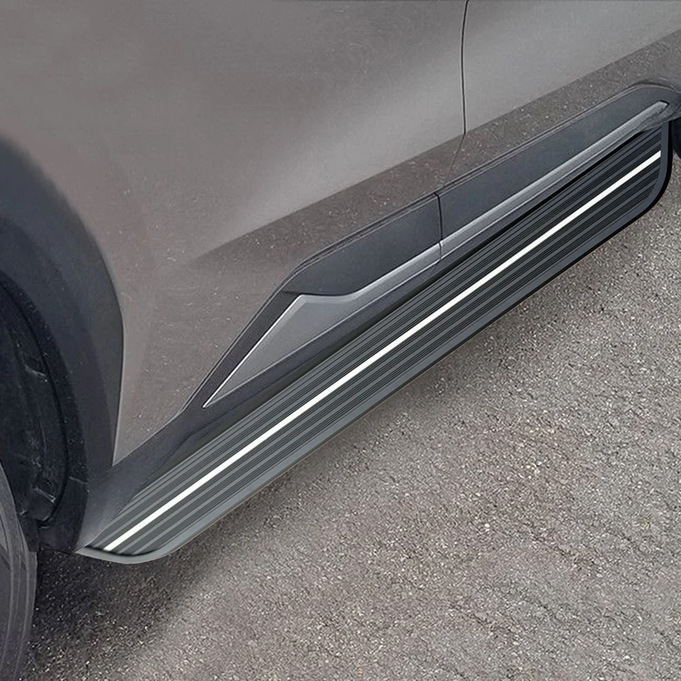 Pedal de peldaño lateral fijo para puerta Porsche Macan 2014-2024 2025 2 piezas Foto 3 de 4