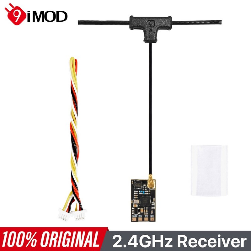 9IMOD 2.4GHz Receiver ELRS Receiver 2.4GHz T Antenna Receiver for FPV Drone