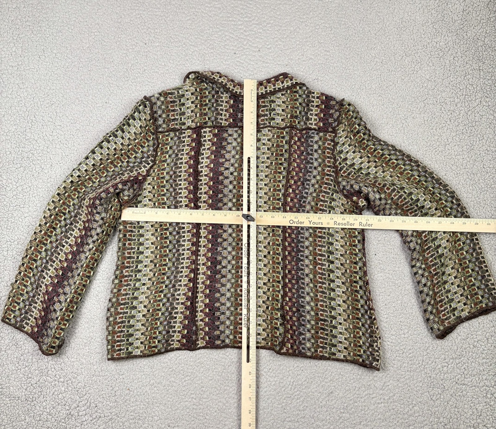 Neil David Jacket Womens Medium Button Front Boho… - image 8