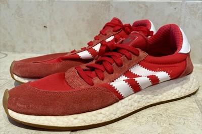 Adidas Iniki Runner Sneakers Mens 11 Red White Stripes I-5923