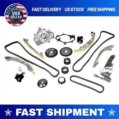 Water Pump Timing Chain Kit For Infiniti Nissan QX56 QX80 M56 Q70 NV2500 VK 5.6L