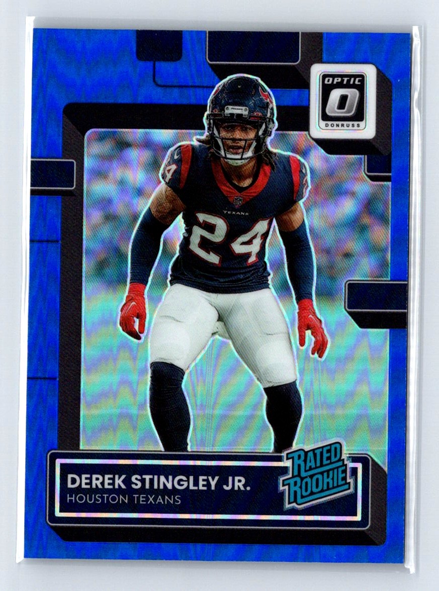 Derek Stingley Jr. 2022 Donruss Optic #244 Blue #/179 RC