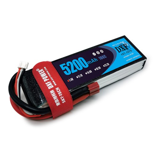DXF 2PCS 2S 5200mAh Lipo Battery 7.4V 100C DEANS/T RC Lipo Battery Boat Truck - Imagen 6 de 8