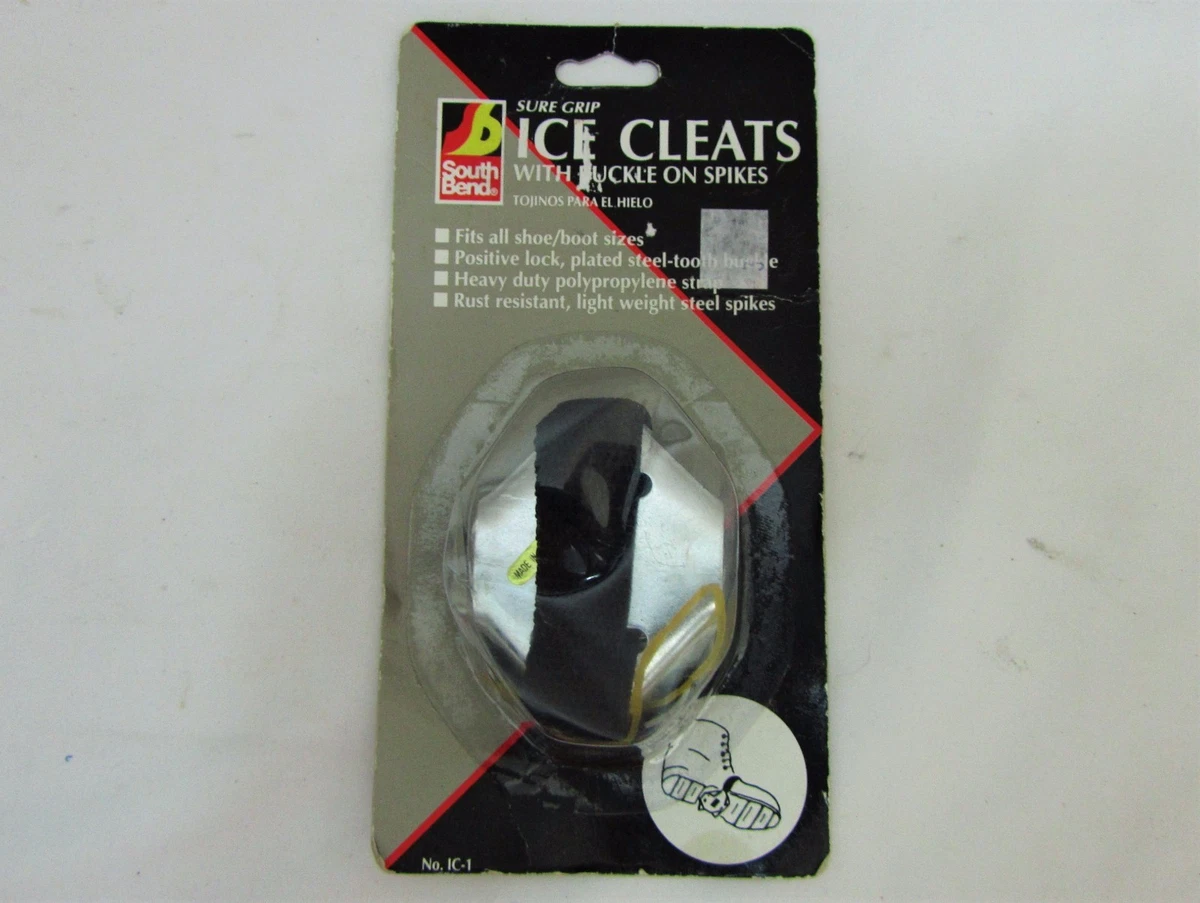 NEW VINTAGE South Bend SURE GRIP Ice Cleats Fits all shoe boot sizes