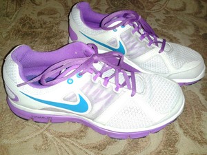 Nike 554895-001 Lunarlon Purple/ Teal Running Sneakers Women's | eBay
