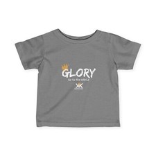Infant Glory Crown Tee - Soft Fine Jersey T-Shirt for Baby