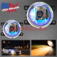 2x Neo Lens Halogen Lamp Fog Light for 12-15 Fiat 500 Fit Quality Replacement F6