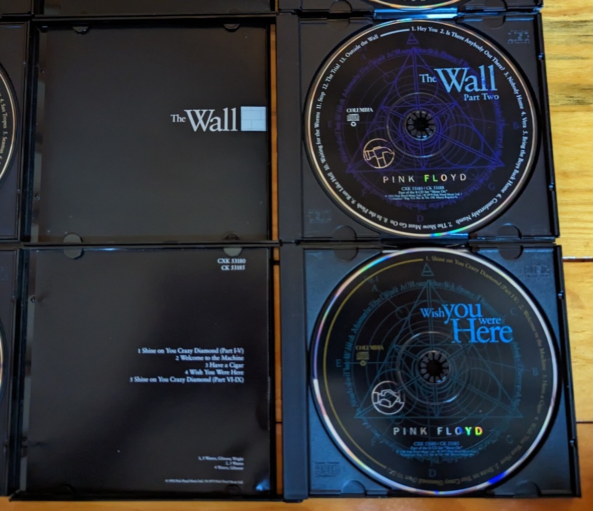 Pink Floyd Shine On 8 CD box set, complete - all 8 postcards Pink Floyd Shine On 8 CD box set, complete - all 8 postcards