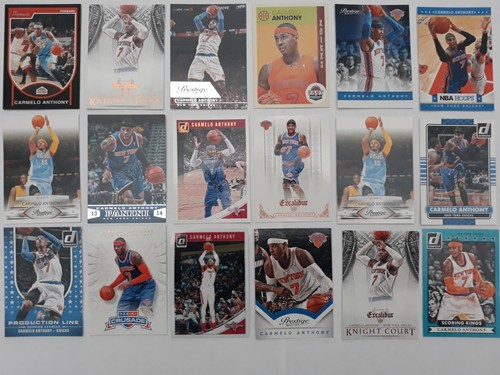 CARMELO ANTHONY Basketball Card Lot Inserts Nuggets Knicks Rockets HOF?