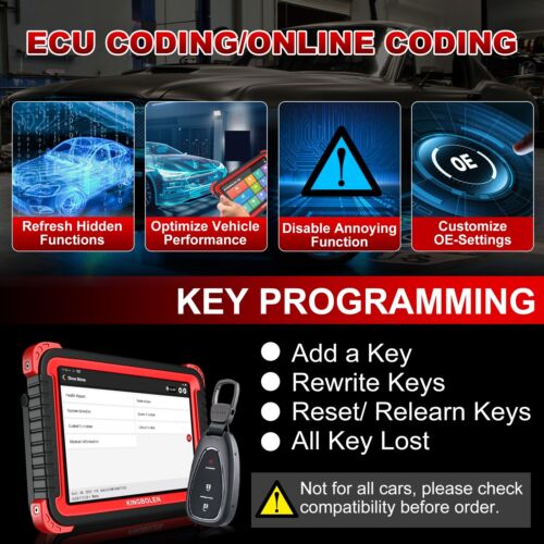 2025 Elite KINGBOLEN K8 PROS V+ OBD2 Scanner Car Diagnostic Tool Key Coding TPMS - Bild 2 von 15