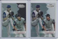 2017 Topps Gold Label Randy Johnson Base And Black Parallel Class 1 BUF
