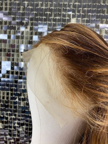 Human Hair 10 Inch Bob Highlighted Honey Blonde 13x6 Lace Front - Picture 6 of 10