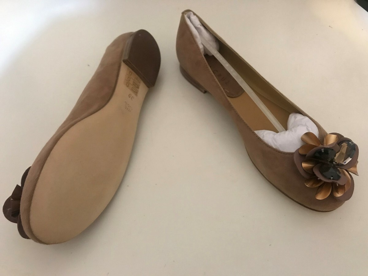 New Lola Cruz Womens Maquillaje 161Z30KW Ballet Flats 39EU US Vero  Cuoio