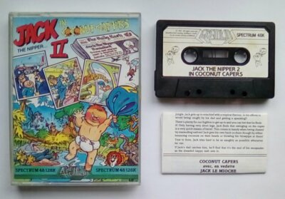 Jack the Nipper II 2 Kokosnusskapern - Gremlin - Sinclair ZX Spectrum 48k 128k