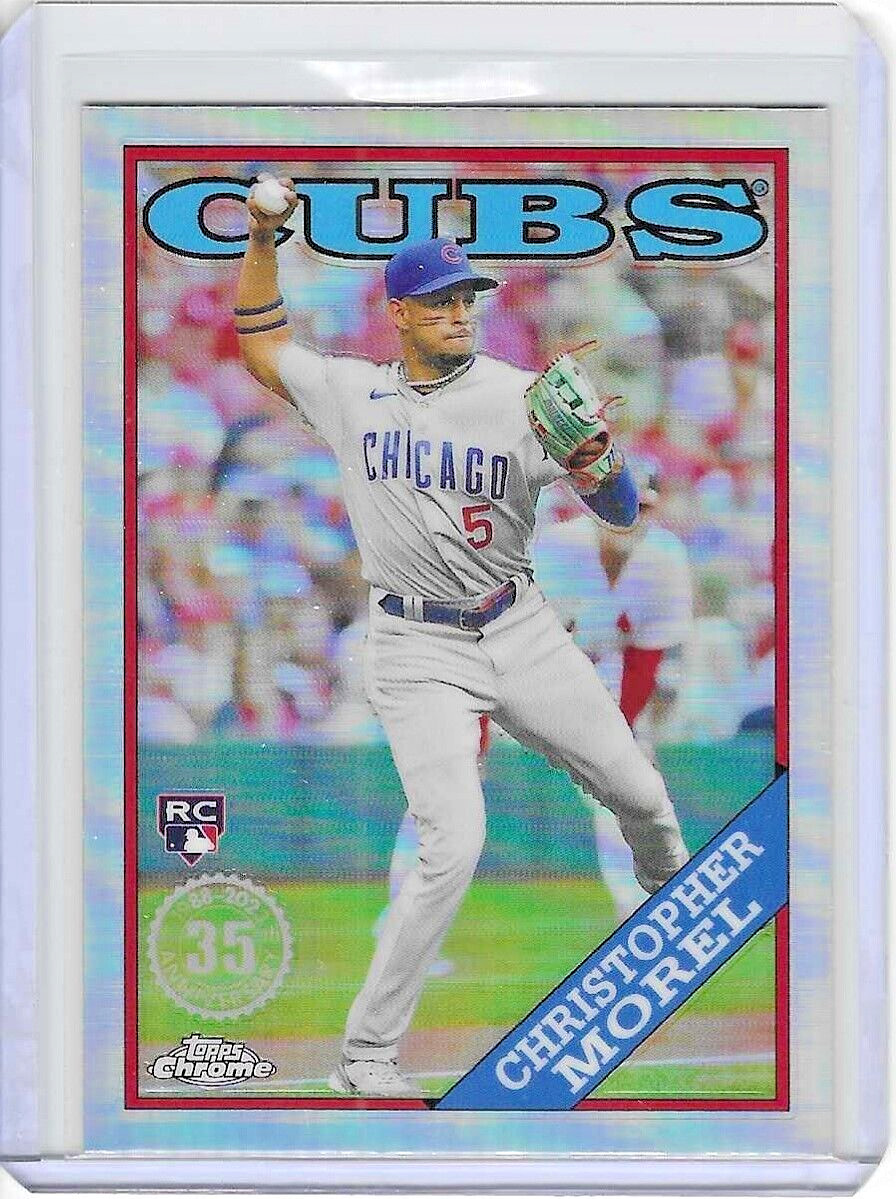 2023 Topps Chrome 1988 Topps CHRISTOPHER MOREL RC #88BC-20 Chicago Cubs
