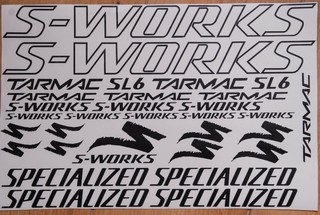 specialized tarmac decals