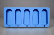 Siliconized rubber Ice cream/Ice pop molds commercial grade- great durability 