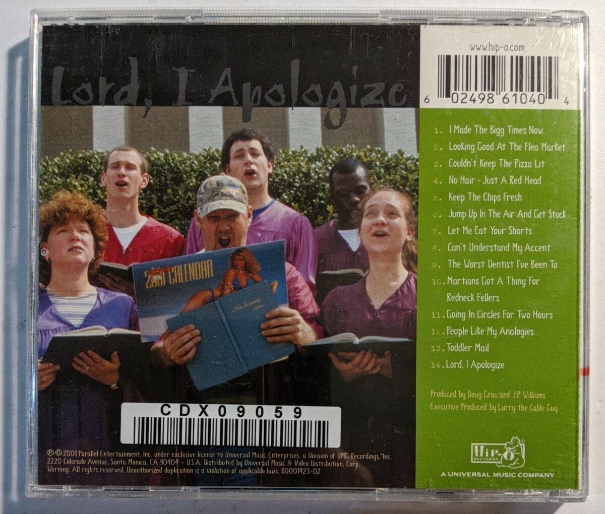 Larry The Cable Guy ‎Lord, I Apologize HipO Records ‎B000142302IN02