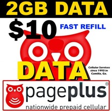 Page Plus   DATA    10 Refill DIRECT FAST to PHONE USA TRUSTED SELLER