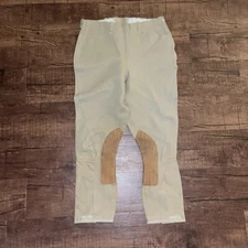 Old School Vintage Tailored Sportsman Trophy Hunter Side Zip Breeches 30 FLAW