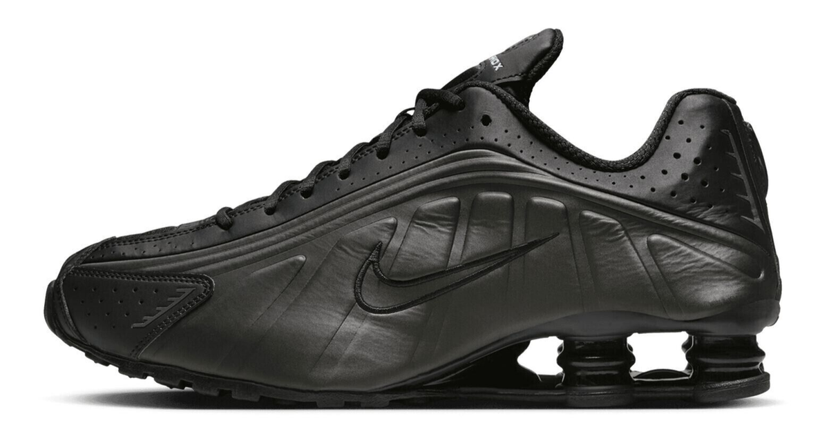 Nike Shox R4 Black Bright Crimson HQ1988-001 Men's Size New | eBay