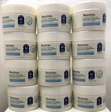 Aveeno Eczema Therapy Nighttime Itch Relief Balm 1 oz Jars  Lot x12  New No Date