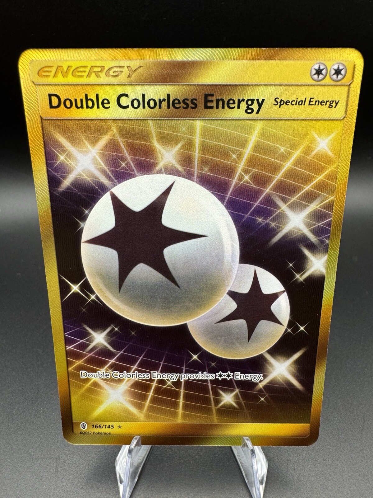 Double Colorless Energy 166/145 Secret Rare Card Pokémon Guardians Rising - NM