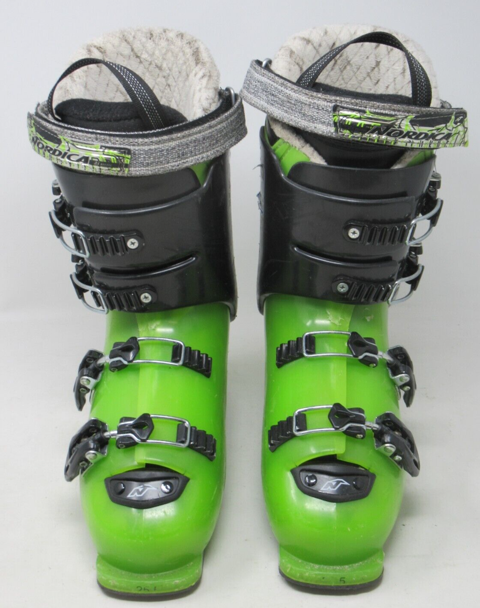 NORDICA PATRON TEAM MENS WOMENS SKI BOOTS 298MM SIZE: 25.5 