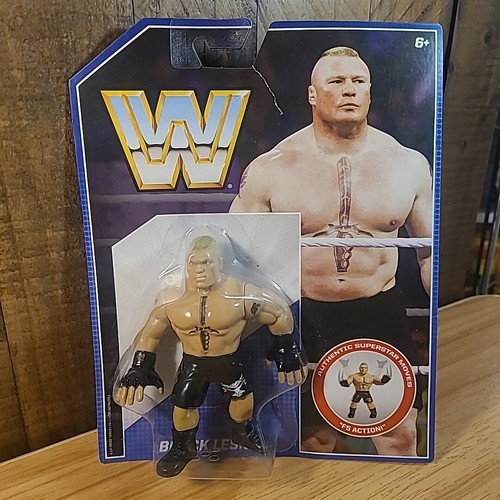 WWE Retro Series 1 Brock Lesnar Figure Mattel WWF ...
