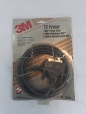 3M IBM Serial Parallel Printer Cable Gold-plated 10Ft/3.04M New Old Stock 
