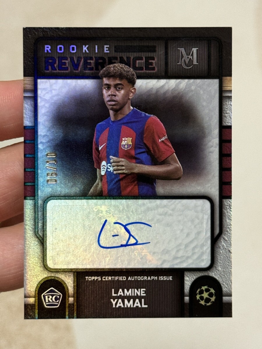 2024 Topps Museum Barcelona Lamine Yamal /10 Auto | eBay